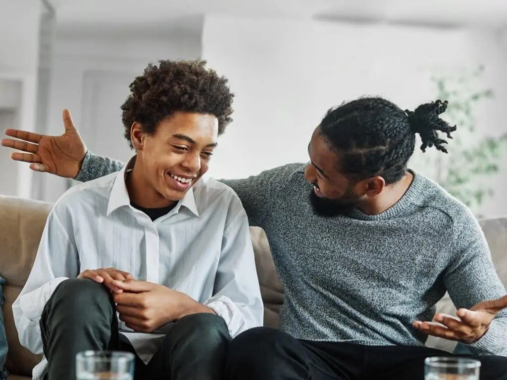 Parentification: Signs and Symptoms of a Parentified Child 1 Parent and teen work through trauma caused by parentification by practicing unconditional acceptance.