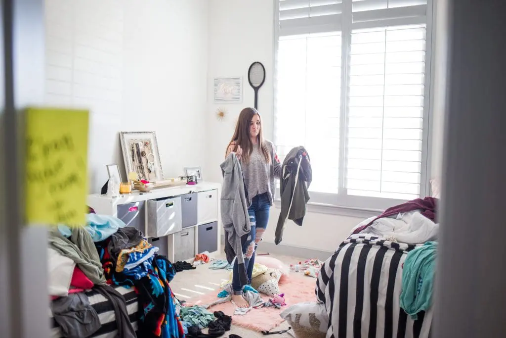 Teen with adhd paralysis struggles with making a decision on tasks that need to be completed.