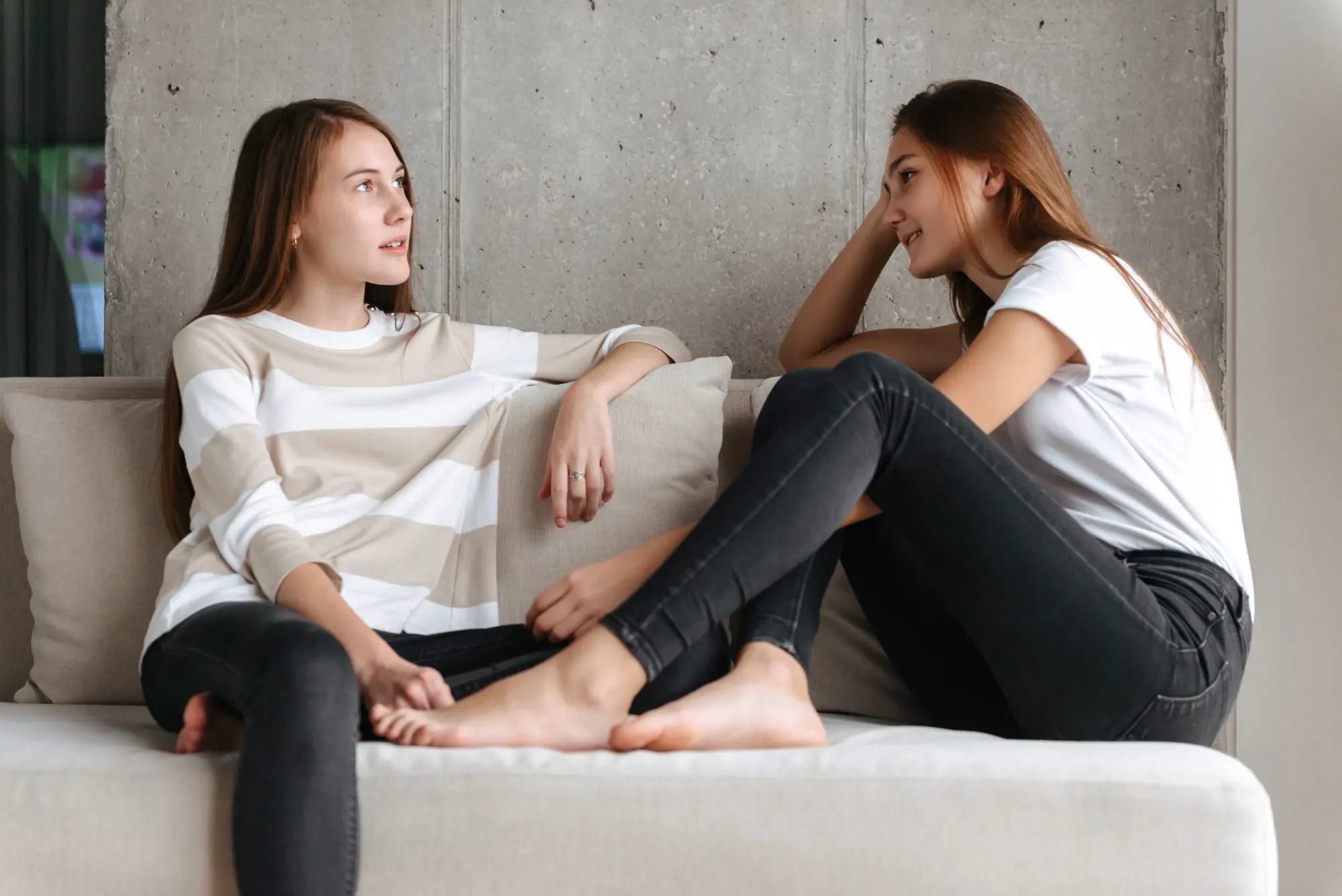 Intensive Outpatient Programs (IOPs) 10 Young adult women talking at a transitional living program.