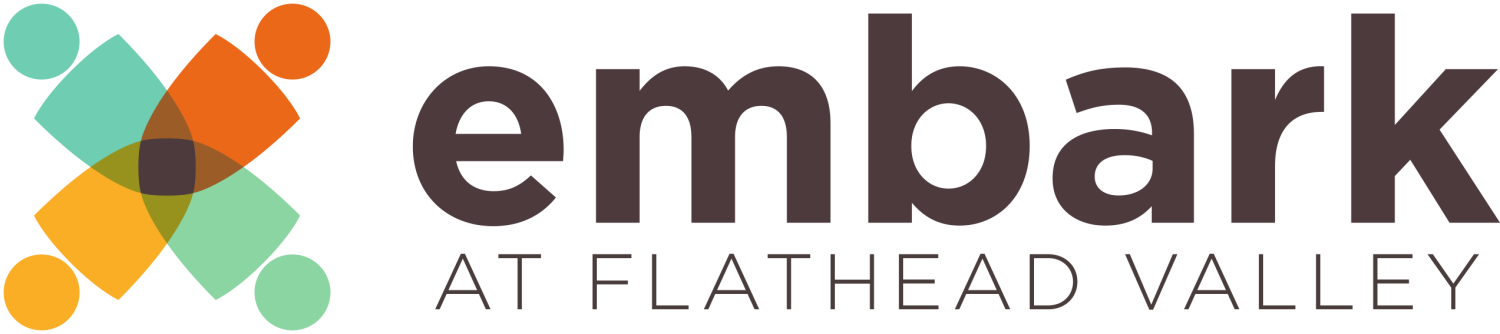 Logo for short-term residential program Embark at Flathead Valley