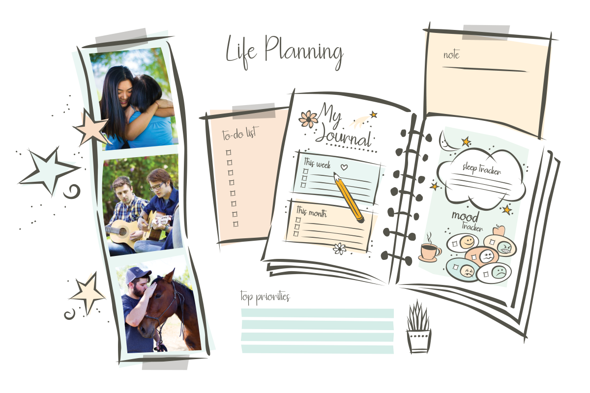 Life Planning Doodle Montage