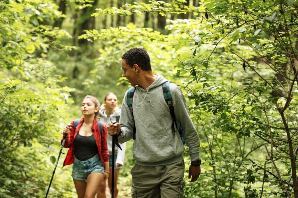 Teens hike after reading mental health support letter