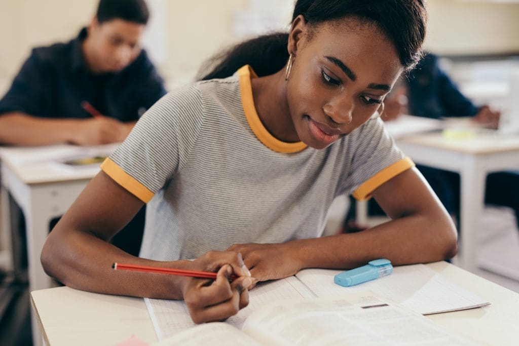 Teen with slipping grades wonders if school is making her depression worse.