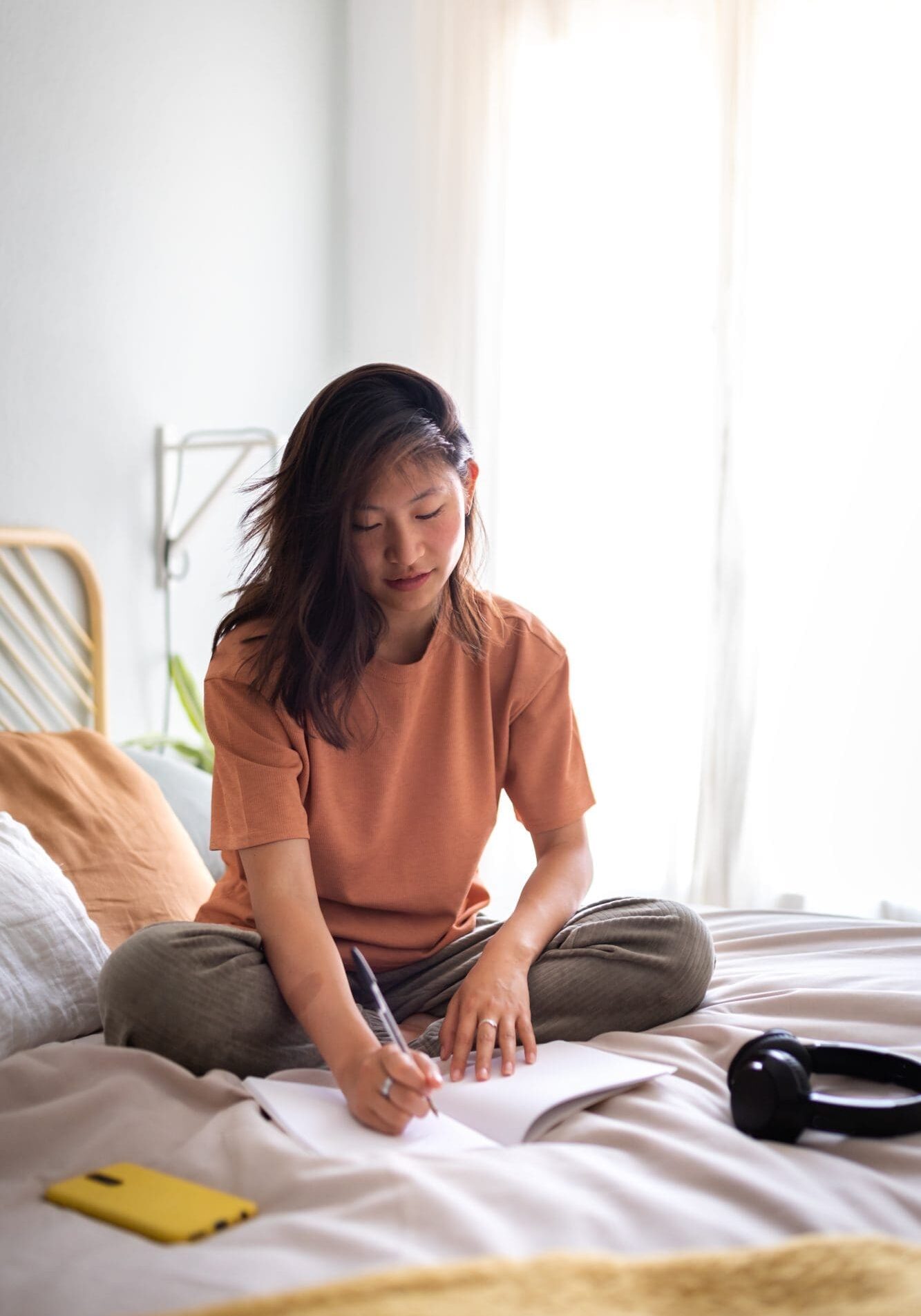 Teen girl researching mental health treatment options like residential treatment at Embark behavioral Health.