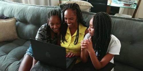 Mother and adolescent daughters sign up for virtual IOP program for OCD.